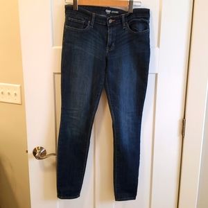 GAP Legging Jeans Sz 6/28 Dark/Medium Wash
